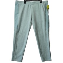 All In Motion Women Sweatpants Size XXL Green Stretch Waist Preppy Colorblock - £11.35 GBP