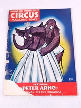 ✅ Circus Magazine 1942 Ringling Bros Barnum Bailey Souvenir Program Elep... - $15.83