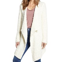 1.State ivory antique white draped poodle boucle cardigan extra small MSRP 119 - £31.87 GBP