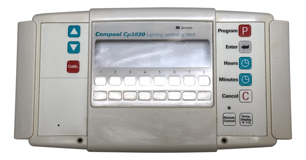 Pentair Compool CP3820 Indoor Control Panel Faceplate for Pool/Spa ...