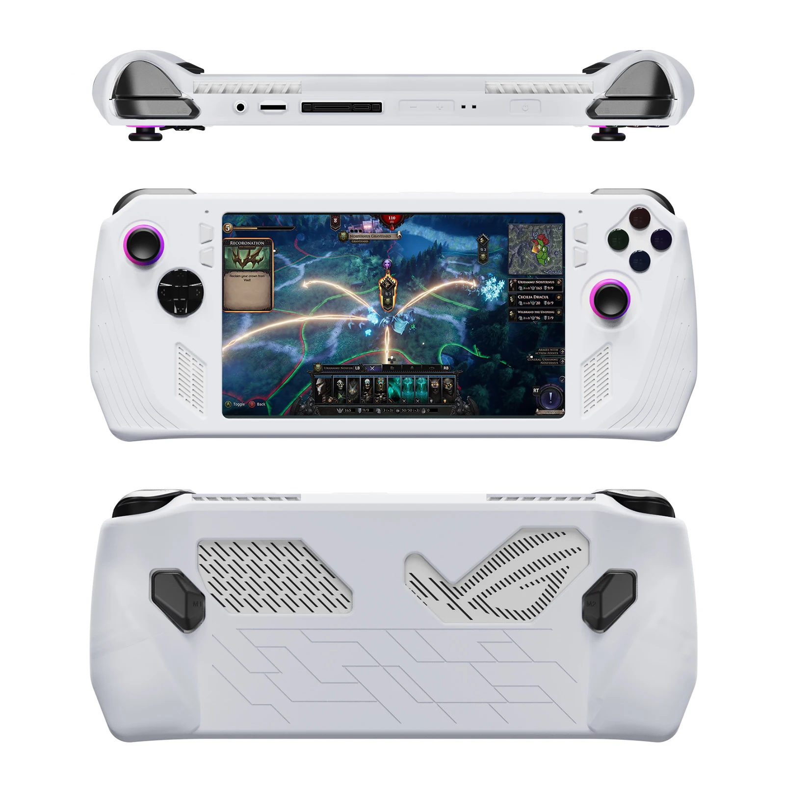 For ASUS ROG Ally Game Console Case Soft Silicone Protective Cover Anti-Scratch - £17.79 GBP