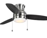 HDC Ashby Park 44&quot; Brushed Nickel Ceiling Fan-PARTS ONLY-FAN-MOTOR ASSEMBLY - $29.69