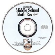 Middle School Math Review (PC-CD, 1997) for Windows 3.1/95 - NEW CD in SLEEVE - £3.18 GBP