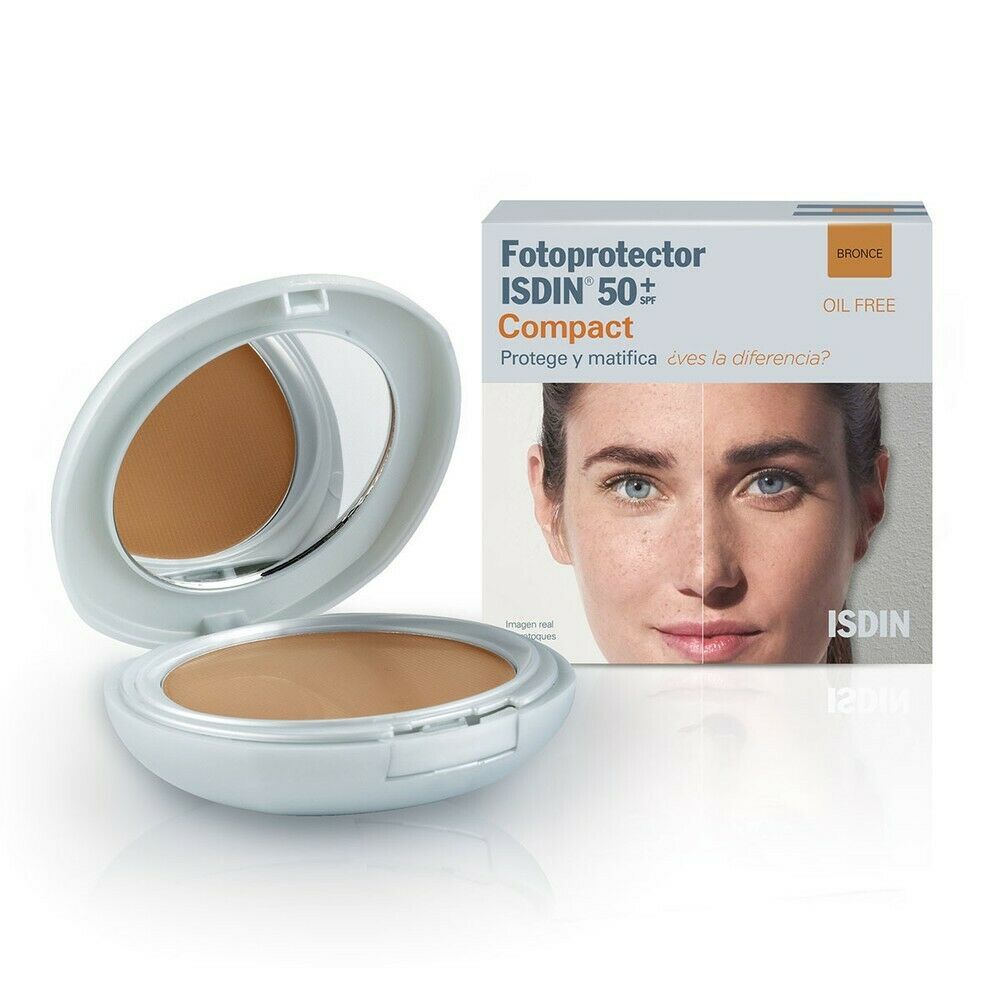 Primary image for Fotoprotector ISDIN~Compact Makeup~SPF 50+ Bronze Color~ Very High Protection