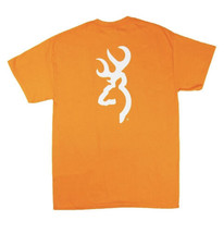 Men&#39;s Browning Tennessee Orange White Buckmark Tee Short Sleeve T-Shirt ... - £8.63 GBP