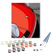 Antique Crafts DIY Paint by Numbers Porsche - $279.59 MXN