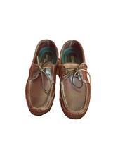 Sperry Top-Sider Mako Collection Men&#39;s 8 1/2 M Brown Leather Boat Shoe 0... - £21.92 GBP