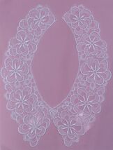 Vintage Lace Collar - Adult's White Floral Lace Collar (M202.24) - $6.99