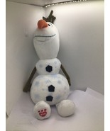 Disney Frozen Olaf Plush 17&quot; Build A Bear Snowman BAB Stuffed Animal Sof... - €7,64 EUR