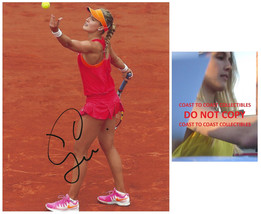 Genie Bouchard signed Tennis 8x10 photo proof COA autographed.. - $79.19