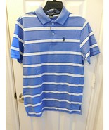 U.S. POLO ASSN. Men&#39;s Striped Short Sleeve Polo Shirt SMALL Palace Blue NEW - $49.05 CAD
