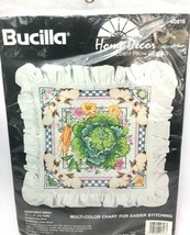 Bucilla Vegetable Patch New/Unopened Cross Stitch 40816 Vintage 1993 Gil... - $31.89