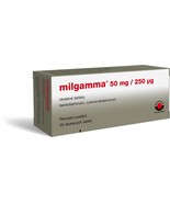 Milgamma 50 mg/250 mcg tablets x50 Vitamins B1, B6, B12 necessary for me... - £31.38 GBP
