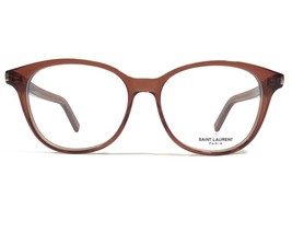 Saint Laurent CLASSIC 9 003 Eyeglasses Frames Clear Brown Round 51-15-140 - £74.75 GBP