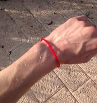 10X Handmade Kabbalah Red String Bracelet Evil Eye Jewelry Kabala USPS Tracking - £10.05 GBP