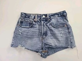 Wild Fable Womens Distressed Denim Shorts Size 2 High Rise Cut Off Bitton Fly - £7.29 GBP