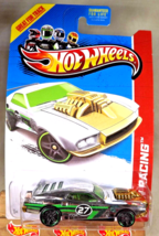 2013 Hot Wheels #147 HW Race-Super Chromes RIVITED Chrome/Green w/Black Pr5 Sp - £9.04 GBP