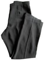 Pendleton pants   straight leg Size 6P black  inseam 28&quot; flat front - $18.57