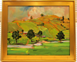 Original David Gross Signed and Framed Landscape Painting Titled Green C... - $3,464.01