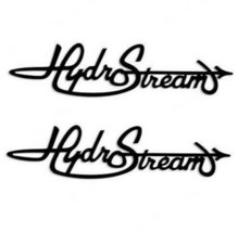 HydroStream Boat Yacht Decals 2PC Set Vinyl High Quality New Stickers OEM - £31.59 GBP