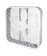 Impress 20-Inch 3-Speed Box Fan in White - $54.25 CAD