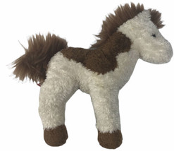 Douglas The Cuddle Toy Plush Stuffed Animal 7” Plush Brown And White Horse - $9.00