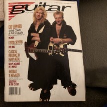 Guitar Magazine March 1988 Def LEPPARD-LYNYRD SKYNYRD-MEGADETH-ANTHRAX Poster - £10.29 GBP