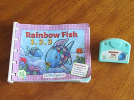 Leap Frog Little Touch Rainbow Fish 1 2 3 Leap Pad Book and Cartridge Numbers+ - £8.31 GBP