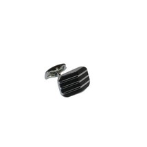 Men J.Valintin Cufflinks by Vitorofolo for French Cuff Shirt V35-34 Black Silver image 4