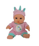 Gi Go Toys BLue Eyes Baby Doll with Pink Unicorn Cap and Clothes Toy - $24.19 CAD