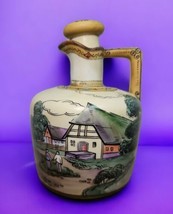 Hand Painted NIPPON Scenic Porcelain Claret Whiskey Jug Decanter w/Stopp... - $2,728.62 MXN