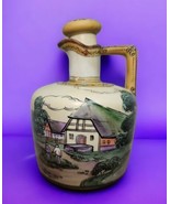 Hand Painted NIPPON Scenic Porcelain Claret Whiskey Jug Decanter w/Stopp... - $196.89 CAD