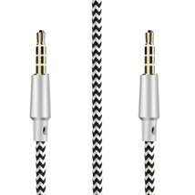 3.5Mm 4 Pole Aux Cable 4 Position Stereo Mic Audio Mm Wire Gold Plated 10Ft - $14.99