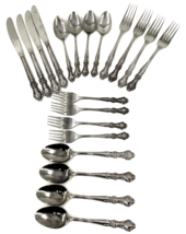 Ecko Eterna Mary Graham Stainless Flatware 20 Pieces Setting for 4--5-Piece Sett - £57.95 GBP