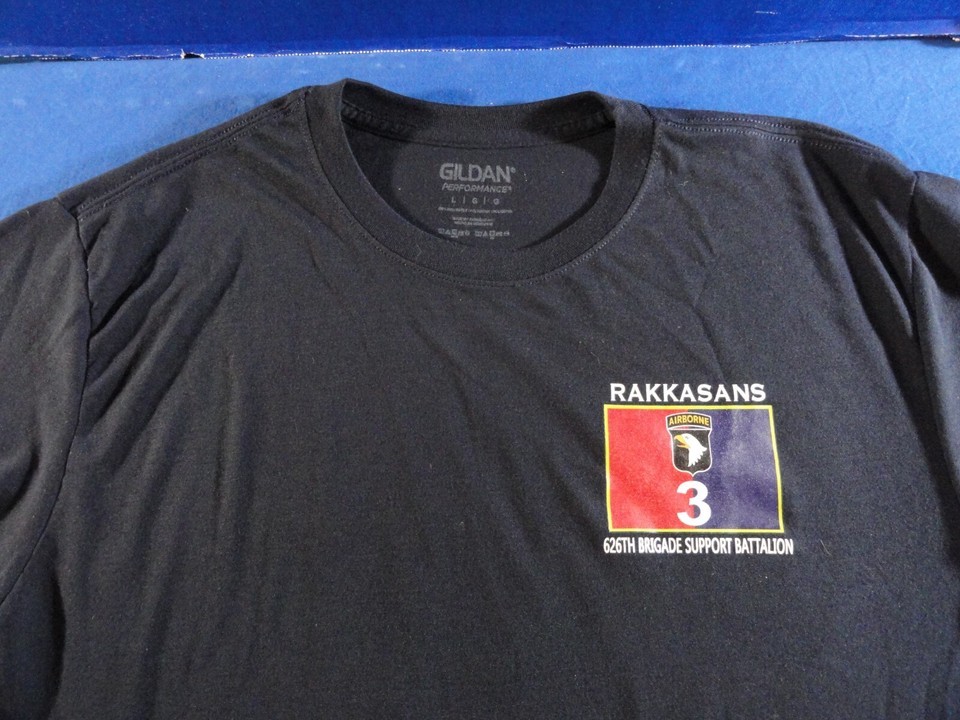 DISCONTINUED 626TH BSB BRIGADE SUPPORT BATTALION 101ST AIRBORNE DIVISION SHIRT L Item image 4