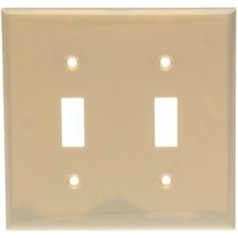 EATON Wiring Double Gang Nylon Switch Wall Plate - $6.40