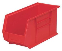 Akro-Mils 30265Red Hang &amp; Stack Storage Bin, Red, Plastic, 18 In L X 8 1/4 In W - £34.36 GBP