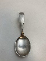 Sterling Silver Curved Handle Baby Spoon By Saart Brothers (S&amp;B) Monogra... - £21.76 GBP