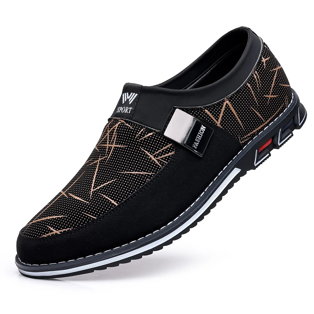 Fashion Men Casual Leather Shoes Men Loafers Slip on Casual Driving Shoe... - $48.15
