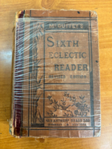 Antique 6th Grade Reading Book - McGuffey&#39;s Sixth Eclectic Reader - HC 1879 - $21.95