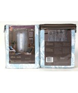 2 Count Allen &amp; Roth 0939110 Jacklyn 44 Inch X 84 Inch Mineral Back Tab ... - $35.99