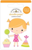 Doodlebug Doodle-Pops 3D Stickers-Birthday Girl, Hey Cupcake&#39; - £5.30 GBP