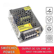 100-240V AC to DC 12V 2A 24W Converter Switch Power LED Light Transforme... - $9.89
