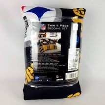 NFL Pittsburgh Steelers Twin 4 Piece Comforter Set New - $84.14
