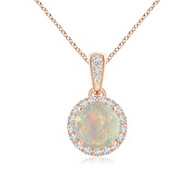 Authenticity Guarantee

0.63Ct Natural Opal Round Shape Pendant Necklace With... - $1,070.10