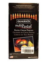 General&#39;s Multi Pastel 12 Chalk Pencils - £23.91 GBP