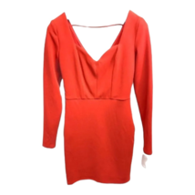 Crystal Doll Dress Red Holiday Long Sleeves NEW Juniors Size 9 NEW Stretch Lined - $18.99