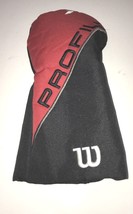 Wilson Profile 1 Driver Headcover Red Black EUC - £8.26 GBP