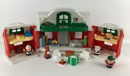 Fisher Price Little People Santa&#39;s North Pole Christmas Cottage House Fi... - £170.74 GBP