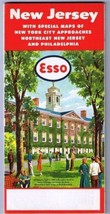 New Jersey Esso Road Map 1952 - £5.67 GBP